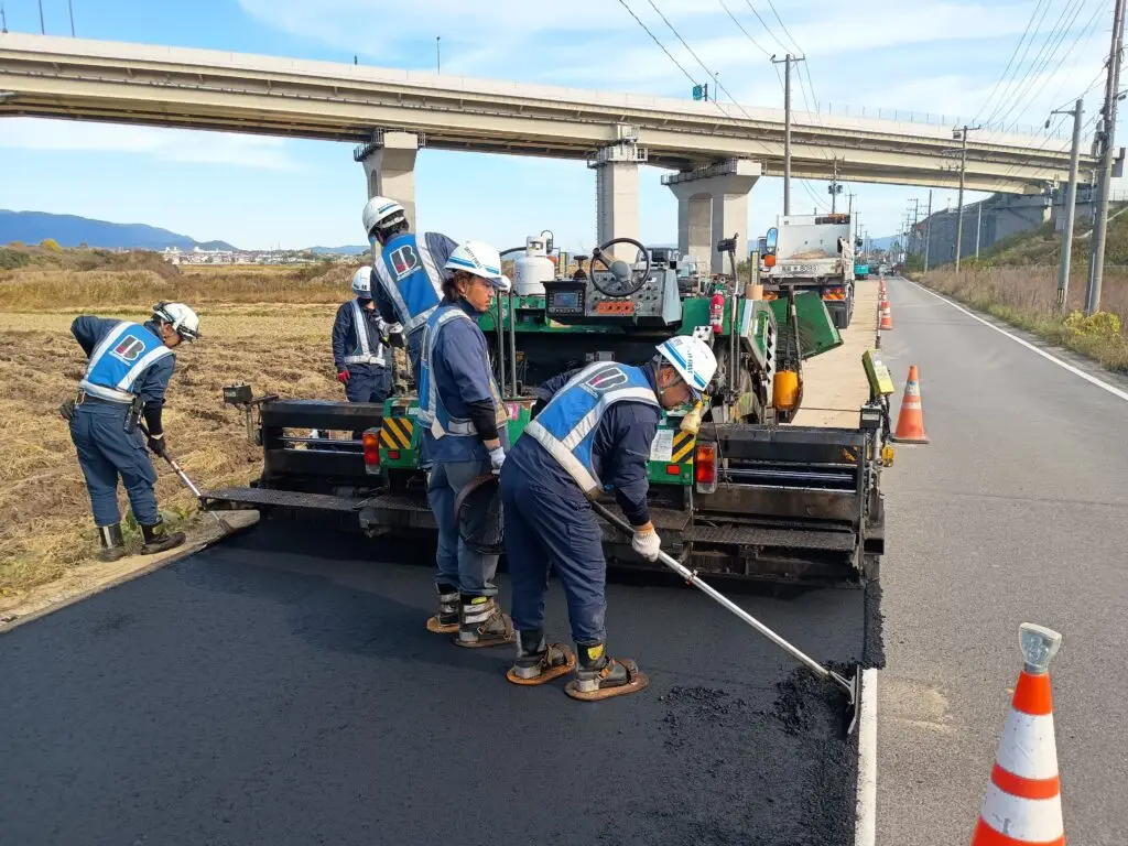 桑折地区舗装工事の画像